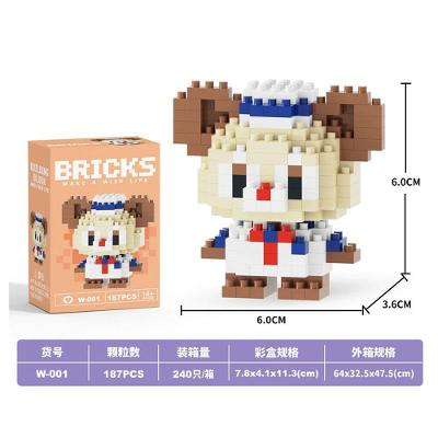 Blocos de Construção 2601 Compatíveis com Estatuetas de Desenhos Animados em Micropartículas Lele