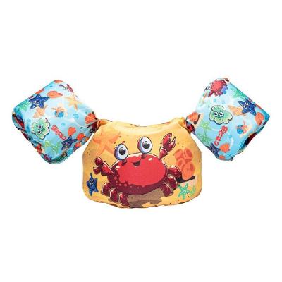 Boia Colete Flutuador Infantil Standart Acquafun Estampa Crab em Espuma Azul OEM