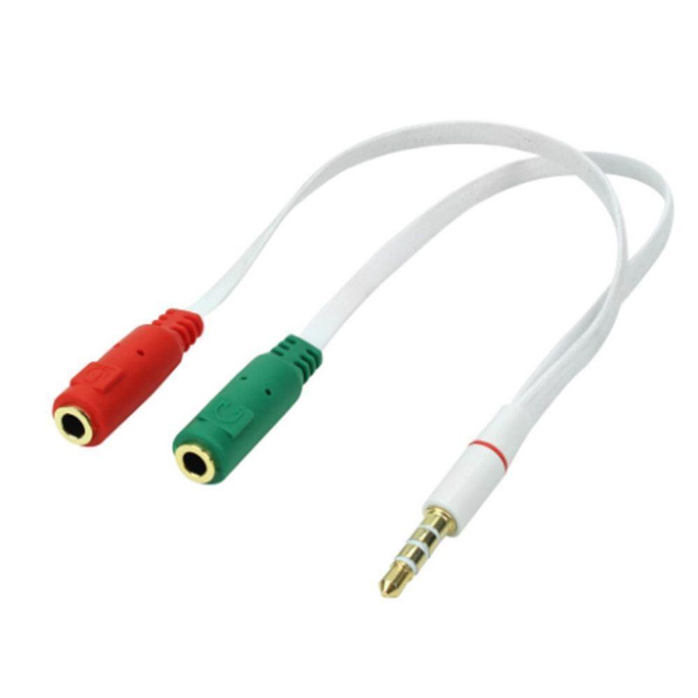 Cabo P3 Macho + 2 P2 Fêmea 20Cm Fone De Ouvido - 1