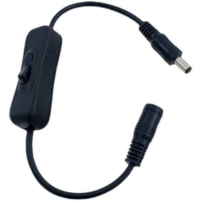 Botão de Liga e Desliga P4 Interruptor Fita LED CFTV 12-24V Preto OEM