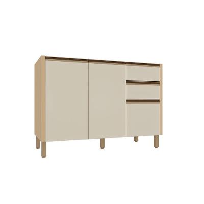 Balcão De Pia 2 Portas E 3 Gavetas 120cm