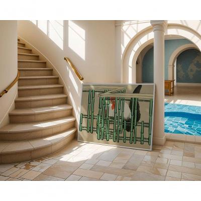 Quadro Decorativo Cativa de Bambu Retangular 60 X 90 Madeira