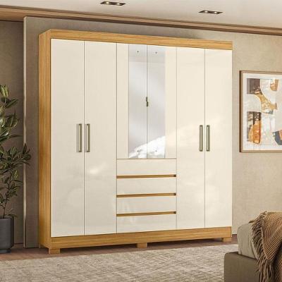Guarda Roupa Casal Ambiente ópera Cinamon Touch Off White - Demóbile