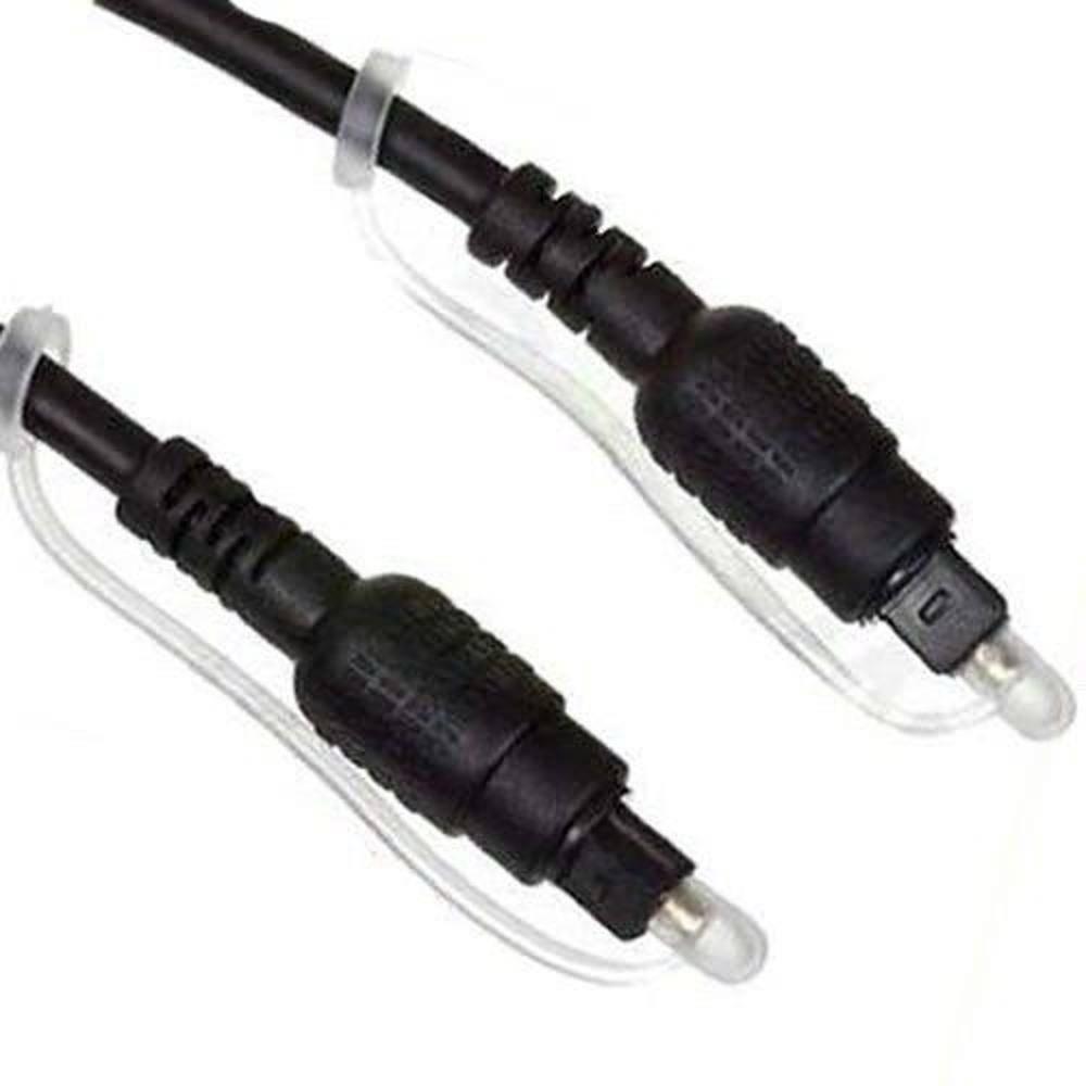 Cabo Óptico Áudio Digital Toslink 2 Metros Premium Quality - 1