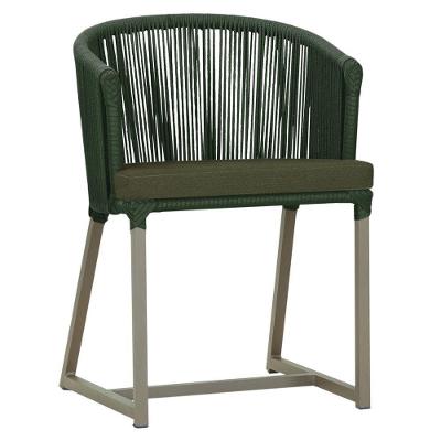 Cadeira De Jantar Noronha Alumínio Fendi E13 Trama Original Verde