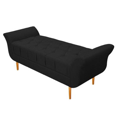 Recamier Ari 140 Cm Casal Corano Preto
