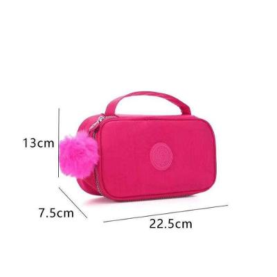 Estojo Escolar OEM Box Juvenil Martelasse Jumbo 2 Compartimentos Organizador 1 Unidade Rosa