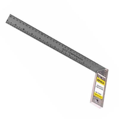 Esquadro Cabo de Alumínio 14'' Aço Temperado para Precisão em Projetos Dtools