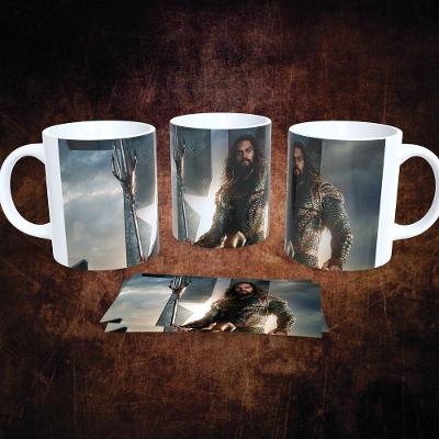 Caneca de Porcelana Dc Comics Estampa 11 Decorada 325ml Apta para Micro-ondas para Uso Diário