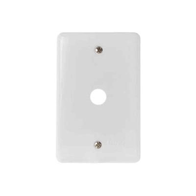 Espelho 4x2 com Furo Linha Stylus Acabamento Clean e Contemporâneo Prata Ilumi Materiais Elétricos