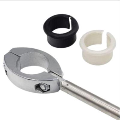 Antena Corta Pipa para Moto em Guidão Retrátil Anti Cerol Aço Inoxidável Prata OEM