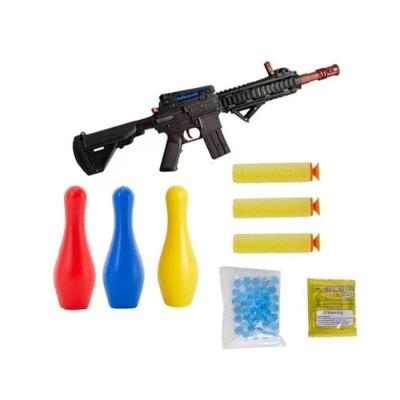 Brinquedo Infantil Arminha de Brinquedo Bolinha de Gel Tiro ao Alvo Boliche com Efeitos Sonoros