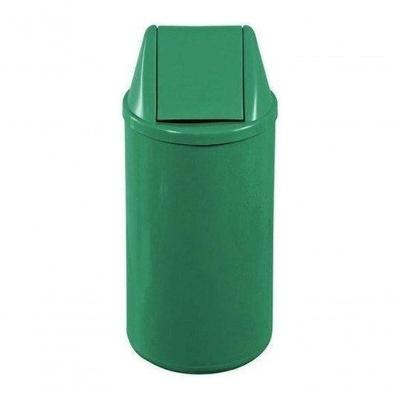 Lixeira Plástica Cesto com Tampa Vai-vem 50 cm de Altura 22L em Plástico para Cozinha e Banheiro