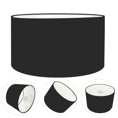 Cúpula para Abajur e Luminária Cilíndrica CP-8028 60X30CM Resistente à Maresia Preto Vivare Brasil
