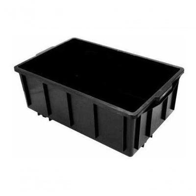Caixa Plástica Empilhável Cx3 39,5L em Polipropileno PP Uso Geral Preto Ou Branco Higipack