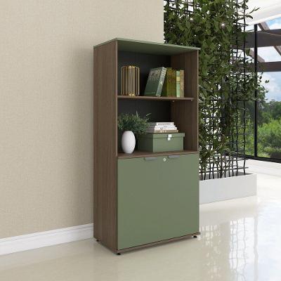 Armário Misto Para Escritório 2 Portas Com Chave 160cm Linha P15