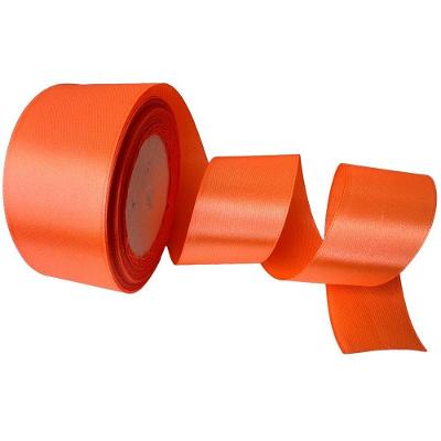 Fita de Cetim Fita Cetim Nº 9 38mm Cetim 38mm Laranja 1 Rolo 11m Ou 23m OEM