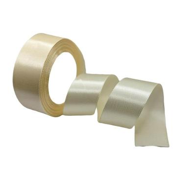Fita de Cetim Fita Cetim Nº 9 Cetim 38mm Creme Rolo 45m para Artesanato OEM