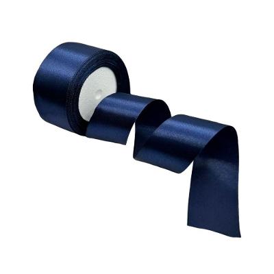 Fita de Cetim Nº 9 Azul Marinho 38mm Rolo 45m para Artesanato e Laços OEM