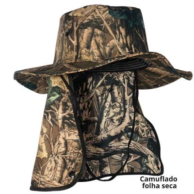 Kit 2 Chapéu Pescador Australiano Oem 100% Poliéster Tamanho Único Folha Seca Adulto