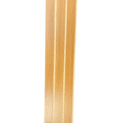Kit 20 Ripas MDF 45x11 Autocolantes para Parede com Efeito Tridimensional Freijó OEM