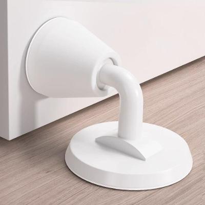 Trava de Porta Adesiva Kit Peso Fixador com Instalação sem Furo Branco OEM