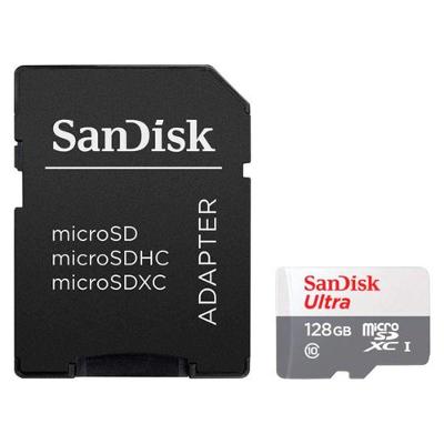 Cartao De Memoria Micro Sd Sandisk Ultra 2x1 C10 128gb 100mbs - (sdsqunr-128-gn3ma)