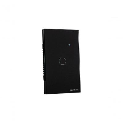 Interruptor Smart Zigbee Touch EZS 1001 com Controle por Aplicativo e Função Repetidor Preto
