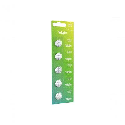 Bateria de Lítio Elgin CR 2025 82192 3V Blister com 5 Unidades Aprovada Pelo INMETRO