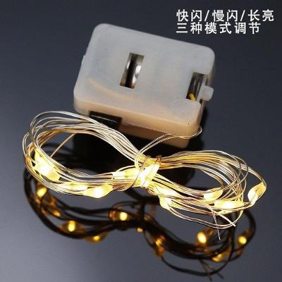 Kit Fio de Fada LED Decorativo Cobre 2 Metros com 10 Unidades Luz Branco Quente OEM