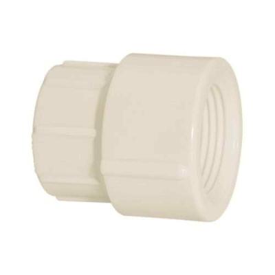 Luva de Redução 3-4" X 1-2" em PVC com Rosca Externa Branco Amanco