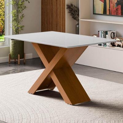 Mesa De Jantar 4 Lugares Multimóveis Cr50234 Cinamomo-off White