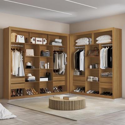 Closet Modulado 8 Gavetas Mdf Freijó Amoudi Móveis Freijó