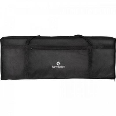 Capa para Teclado Luxo 5-8 Nylon [F002] Acolchoada com Bolsa Externa para Acessórios Harmonics