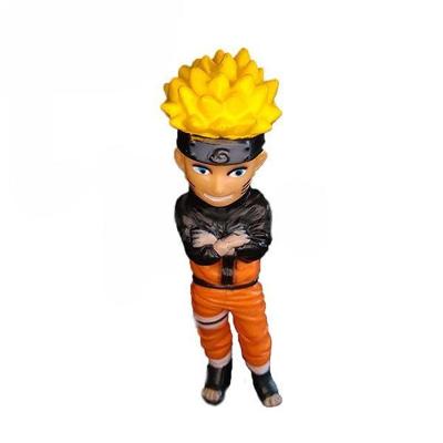 Kit Boneco e Caneca Naruto Shippuden Time 7 15CM e 350ML Licenciado Laranja Tiktoys