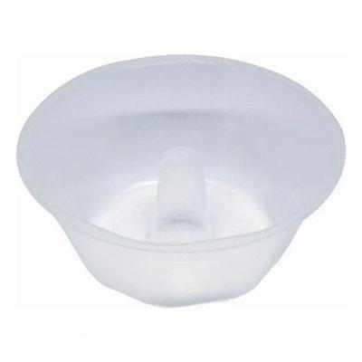 Forma para Mini Pudim Descartável Forma C Tampa 120 ml Transparente Higipack