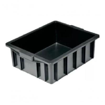 Kit 04 Caixas Plástica 15,5L para Organização em Plástico Polipropileno Transparente Higipack