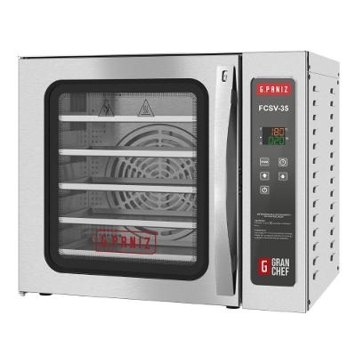 Forno Convector Granchef 35x35 Sem Vapor Monofásico Fcsv35 Inox G.paniz 220V
