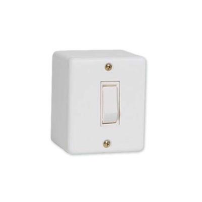 Interruptor Simples Linha Box com Design Moderno e Instalação Fácil Branco Ilumi