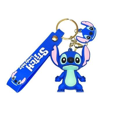 Chaveiro Doll Pendant para Bolsa e Carro em Silicone Azul OEM
