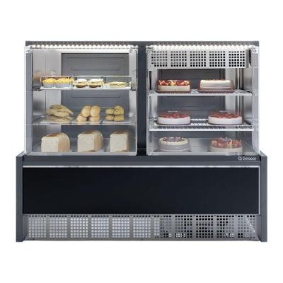 Vitrine Neutra-fria Evaporador Vidro Reto Grna140r Preto Gelopar 110V