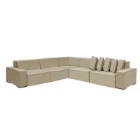 Sofá De Canto Dubai 3,32x3,32m-bege - 3