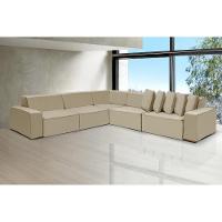 Sofá De Canto Dubai 3,32x3,32m-bege - 5