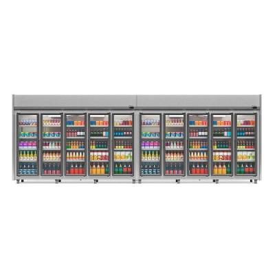 Expositor 10 Portas Tipo Inox Geas10p 4 Prateleiras 220V Gelopar