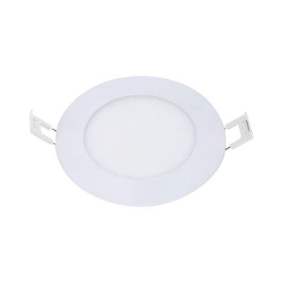 Painel Plafon Led 6w De Embutir Redondo 12cm, Bivolt, 6500k Branco Frio, Avant