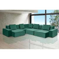 Sofá De Canto Dubai 3,32x3,32m-verde - 1