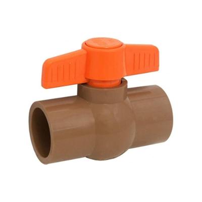Registro De Esfera 25mm Solvadel Marrom - Herc.