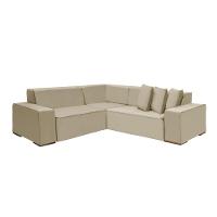 Sofá De Canto Dubai 2,37x2,37m-bege