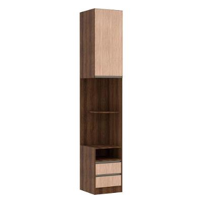 Mesa de Cabeceira Direito 1 Porta 2 Gavetas Prime Plus Luciane Móveis