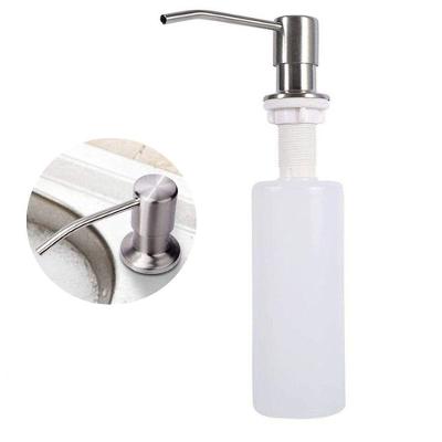 Dispenser Dosador Sabão Embutir Pia Detergente Sabonete Liquido Escovado Cozinha Banheiro